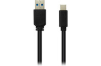 Дата кабель USB 3.0 AM to Type-C 1.0m 3A black CANYON (CNE-USBC4B)