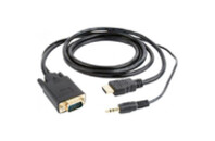 Переходник HDMI to VGA 3.0m Cablexpert (A-HDMI-VGA-03-10)