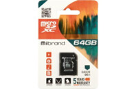 Карта памяти Mibrand 64GB microSDXC class 10 UHS-I (MICDXU1/64GB-A)