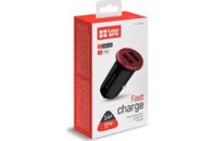 Зарядное устройство ColorWay 2USB AUTO ID 3.4A (17W) red/black (CW-CHA026-BK)