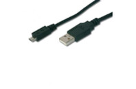 Дата кабель USB 2.0 AM to Micro 5P 1.8m DIGITUS (AK-300127-018-S)