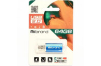 USB флеш накопитель Mibrand 64GB Cougar Blue USB 2.0 (MI2.0/CU64P1U)
