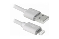 Дата кабель USB 2.0 AM to Lightning 1.0m MFI TPE White REAL-EL (EL123500055)