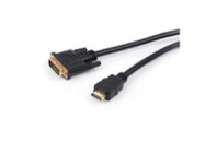 Кабель мультимедийный HDMI to DVI 24+1 1.8m Vinga (VCPHDMIDVI1.8)