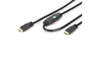 Кабель мультимедийный HDMI to HDMI 30.0m Digitus (AK-330105-300-S)