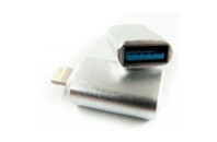 Переходник OTG USB - Lightning grey Dengos (ADP-016)