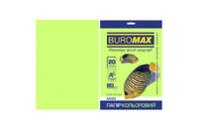 Бумага Buromax А4, 80g, NEON green, 20sh (BM.2721520-04)