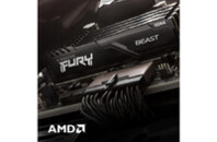 Модуль памяти для компьютера DDR4 8GB 3600 MHz Fury Beast Black Kingston Fury (ex.HyperX) (KF436C17BB/8)