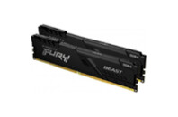 Модуль памяти для компьютера DDR4 32GB (2x16GB) 2666 MHz FURY Beast Black Kingston Fury (ex.HyperX) (KF426C16BBK2/32)