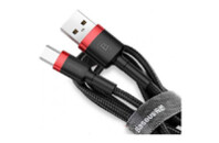 Дата кабель USB 3.1 AM to Type-C 0.5m 3A red-black Baseus (CATKLF-A91)