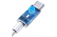 Дата кабель USB Type-C to Type-C 1.0m 3A White T-Phox (T-CC834)