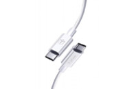 Дата кабель USB Type-C to Type-C 1.0m 3A White T-Phox (T-CC834)