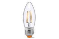 Лампочка Videx Filament C37F 4W E27 4100K 220V (VL-C37F-04274)