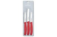 Набор ножей Victorinox SwissClassic из 3 предметов Красный (6.7111.3)