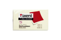 Бумага для заметок Axent with adhesive layer 75x125мм, 100sheets.,pastel yellow (2316-01-А)