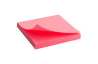 Бумага для заметок Axent с клейким слоем 75x75мм, 80арк, ярко-розовый (2414-13-A)