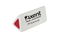 Ластик Axent soft Pyramid, white-red (display) (1187-А)