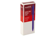 Ручка масляная Axent Reporter автоматическая Черная 0.7 мм (AB1065-01-A)