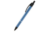 Ручка масляная Axent Prestige автоматическая метал. корпус синий, Синяя 0.7 мм (AB1086-14-02)