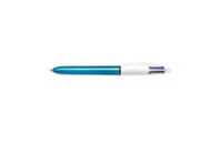 Ручка масляная Bic 4 в 1 Colours Shine Blue, голубая (bc982874)