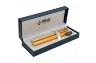 Ручка перьевая Regal набор перо + роллер в подарочном футляре Золото (R12208.L.RF)