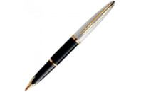 Ручка перьевая Waterman CARENE Deluxe Black/silver  FP F (11 200)