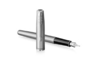 Ручка перьевая Parker SONNET 17 Essentials Stainless Steel CT  FP F (83 811)