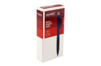 Ручка шариковая Axent City автоматическая Синяя 0.5 мм (AB1082-02-A)