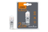 Лампочка Videx G9e 2.5W G9 4100K (VL-G9e-25224)