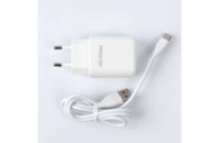 Зарядное устройство Maxxter 1 USB + cable Type-C (WC-QC-AtC-01)