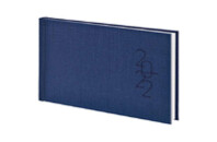 Еженедельник Brunnen Датированный 2022 карманный Tweed синий А6 144 страницы (73-755 32 302)