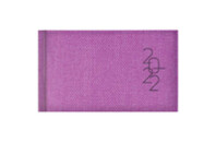 Еженедельник Brunnen Датированный 2022 карманный Tweed фиолетовый А6 144 страницы (73-755 32 662)