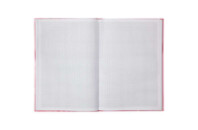 Книга записная Axent Pastelini А4 в твердой обложке 96 листов клетка Розовая (8422-410-A)