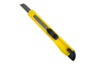 Нож канцелярский H-Tone 9 мм желтый (KNIFE-HT-JJ40610-9)