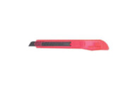 Нож канцелярский Buromax 9мм, transparent plastic, assorted colors, JOBMAX (BM.4631)