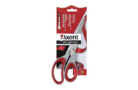 Ножницы Axent Duoton Soft, 21 см, gray-red (6102-06-А)
