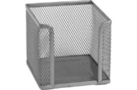 Подставка-куб для писем и бумаг Axent 100х100x100мм, wire mesh, silver (2112-03-A)