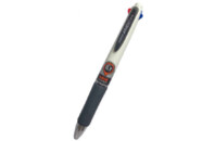 Ручка шариковая Baoke автоматическая 0.7 мм, 3-цветная с грипом Agile (PEN-BAO-B50)