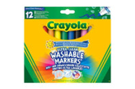 Фломастеры Crayola Набор Ultra-Clean Washable широкая линия 12 шт (256349.012)