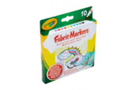Фломастеры Crayola Набор Washable Тонкая линия для рисования на ткани 10 шт (256353.012)