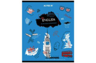 Тетрадь Kite предметный Английский язык Classic 48 листов в клетку 8 шт (K21-240-02)