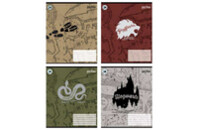 Тетрадь Kite Harry Potter 24 листа в клетку 4 дизайна 16 шт (HP21-238)