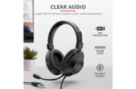 Наушники Trust Ozo Over-Ear USB Headset Black (24132)