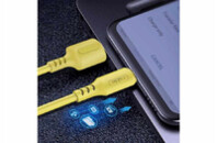 Дата кабель USB 2.0 AM to Micro 5P 1.0m soft silicone yellow ColorWay (CW-CBUM043-Y)