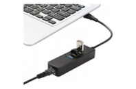 Переходник Dynamode USB 3.0 Type-A - RJ45 Gigabit Lan, 3*USB 3.0 (USB3.0-Type-A-RJ45-HUB3)
