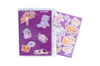 Блокнот Kite силиконовая обложка, 80 л., Purple cats (K22-462-2)