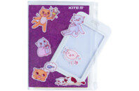 Блокнот Kite силиконовая обложка, 80 л., Purple cats (K22-462-2)