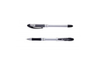 Ручка масляная Buromax MaxOFFICE, 0,7мм, резин. грипп, пласт. корпус, черные чернил (BM.8352-02)
