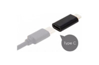 Переходник Lapara Micro USB Male to USB 3.1 Type-C Female black (LA-MaleMicroUSB-TypeC-Female black)