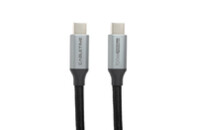 Дата кабель USB-C 3.1 to USB-C 1.0m 10Gbps, 100W, 20V/ 5A, 4K/ 60HZ PowerPlant (CA913312)